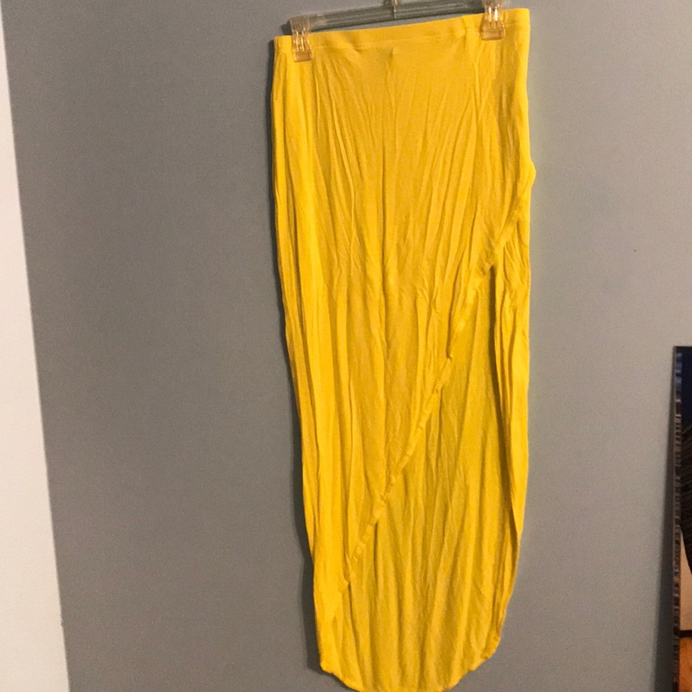 Yellow skirt / cover up